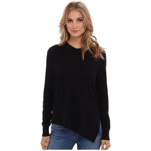 Brigitte Bailey Asymetrical Merino Black Tunic